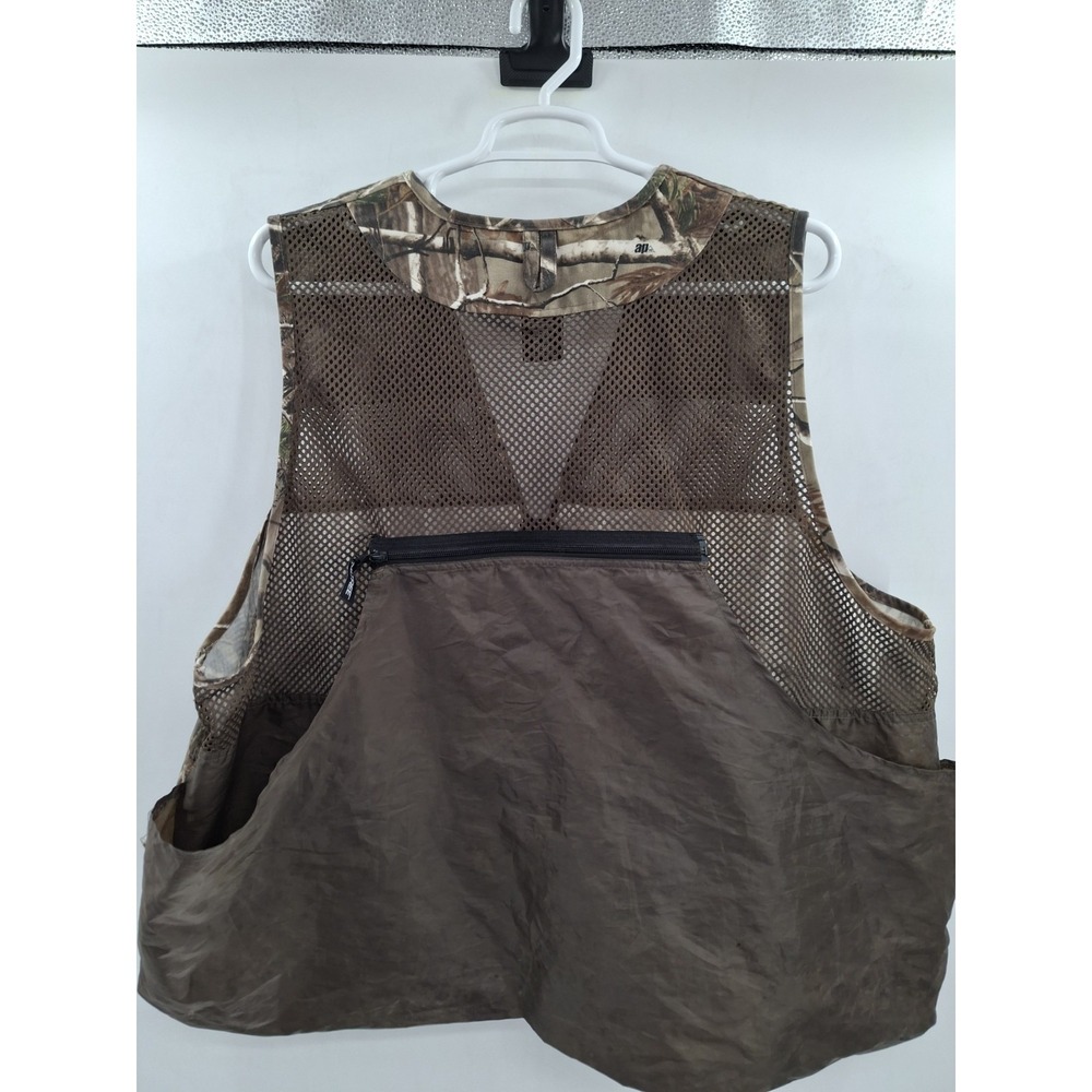 Realtree Men's XL/ 2XL Real Tree Camo Mesh Hunting Vest w/ Utility Pockets - Picture 6 of 14